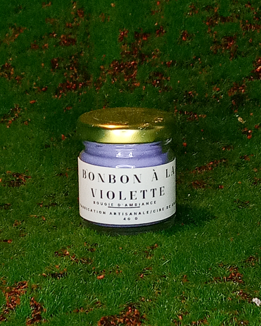 Mini bougie d'ambiance Bonbon à la Violette