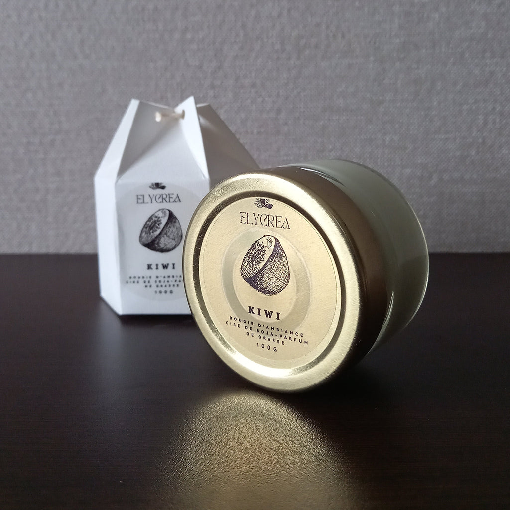 Bougie d'ambiance kiwi