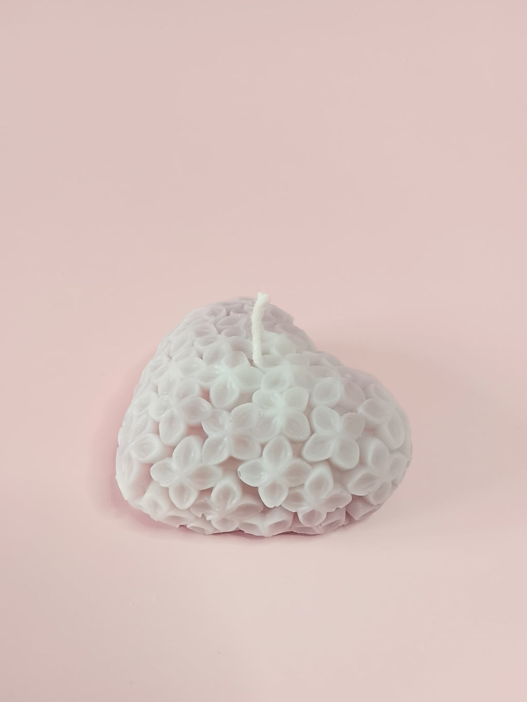 Bougie Cœur Fleuri
