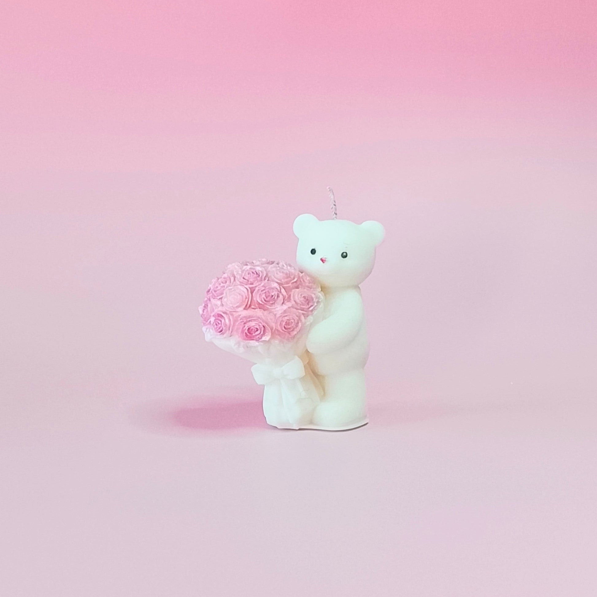 Bougie Ourson au Bouquet