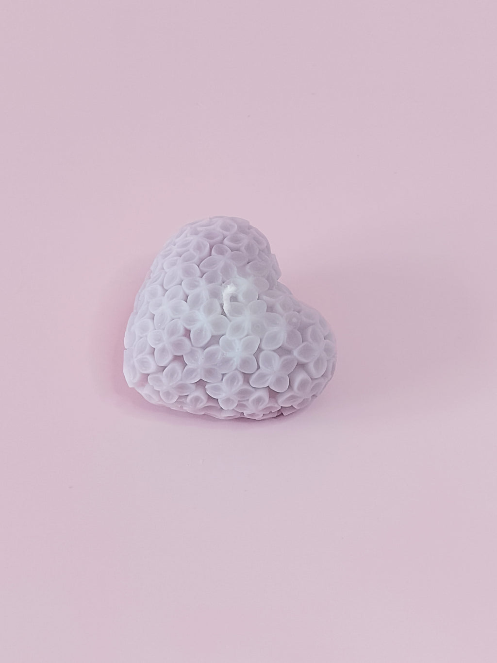 Bougie Cœur Fleuri