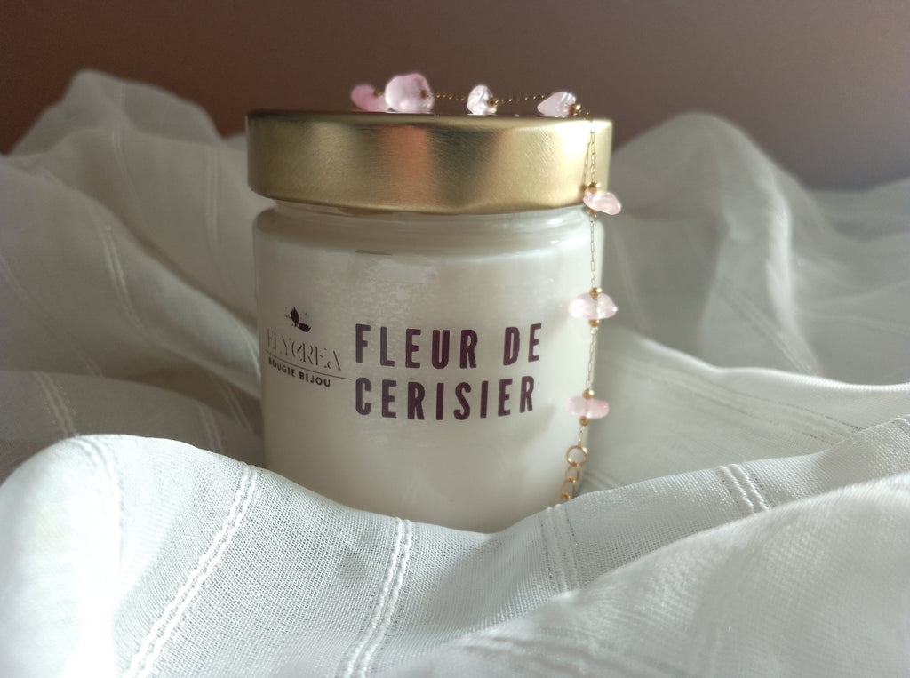 Bougie bijou Fleur de cerisier