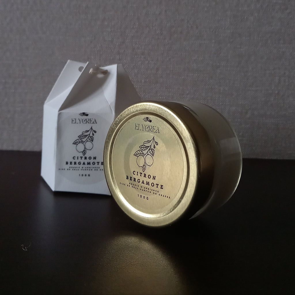 Bougie d'ambiance Citron Bergamote